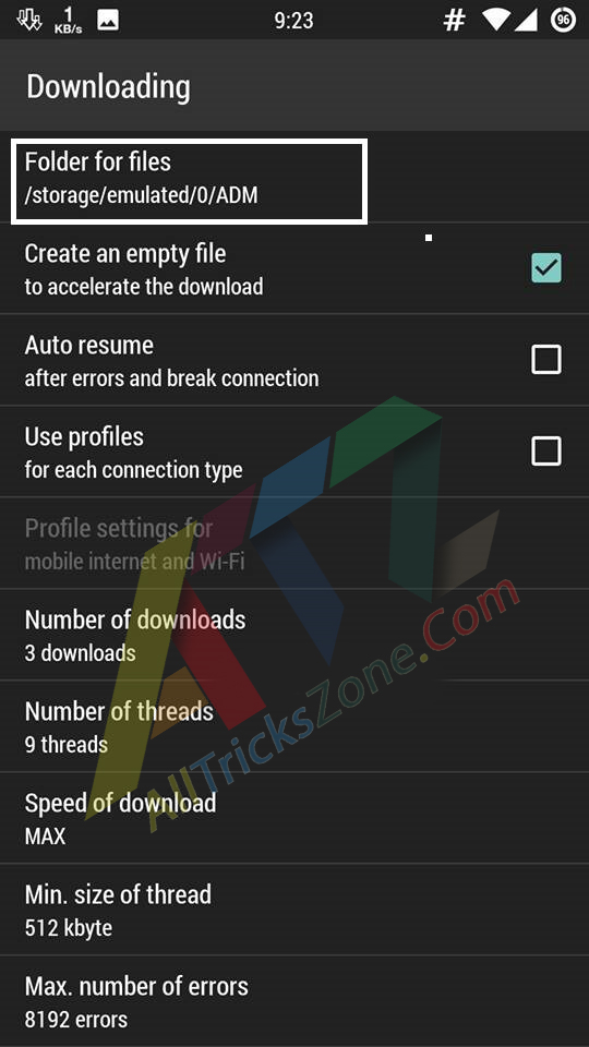 How to download to sd card s7